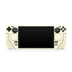 Classic Solid Color Steam Deck skin, Kawaii Pastel Yellow Steam deck Color Blocking Decal Full Wrap cover Vinyl 3m Sticker - Tackydesign