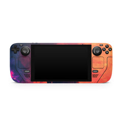 Fire Flames Steam Deck skin, Orange Color Army Skin Steam Deck Decal Full Wrap cover Vinyl 3m Sticker - Tackydesign