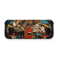 Greffeti Steam Deck skin, Multi Color Moon Steam Deck Kawaii Decal Full Wrap cover Vinyl 3m Sticker - Tackydesign