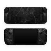 Marble Steam Deck skin, Black Color Moon Steam Deck Kawaii Decal Full Wrap cover Vinyl 3m Sticker - Tackydesign