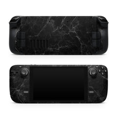 Marble Steam Deck skin, Black Color Moon Steam Deck Kawaii Decal Full Wrap cover Vinyl 3m Sticker - Tackydesign