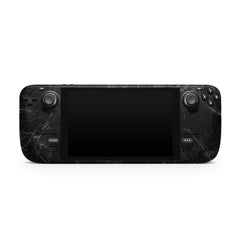 Marble Steam Deck skin, Black Color Moon Steam Deck Kawaii Decal Full Wrap cover Vinyl 3m Sticker - Tackydesign