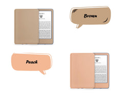 Minimalistic Solid Color Kindle Skin Decal, Color Blocking Kindle Paperwhite Skin, Kindle Oasis Skin, Kindle Sticker, Premium 3M Vinyl Wrap - Tackydesign
