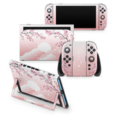 Pink Sakura Cherry Blossom Nintendo Switch 2 skin, Japanese 3M Vinyl Full Wrap Cover - Tackydesign