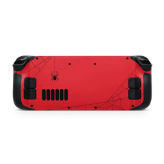 Spider Web Steam Deck skin, Kawaii Spider Skin Steam deck Red Color Cute Decal Full Wrap cover Vinyl 3m Sticker - Tackydesign