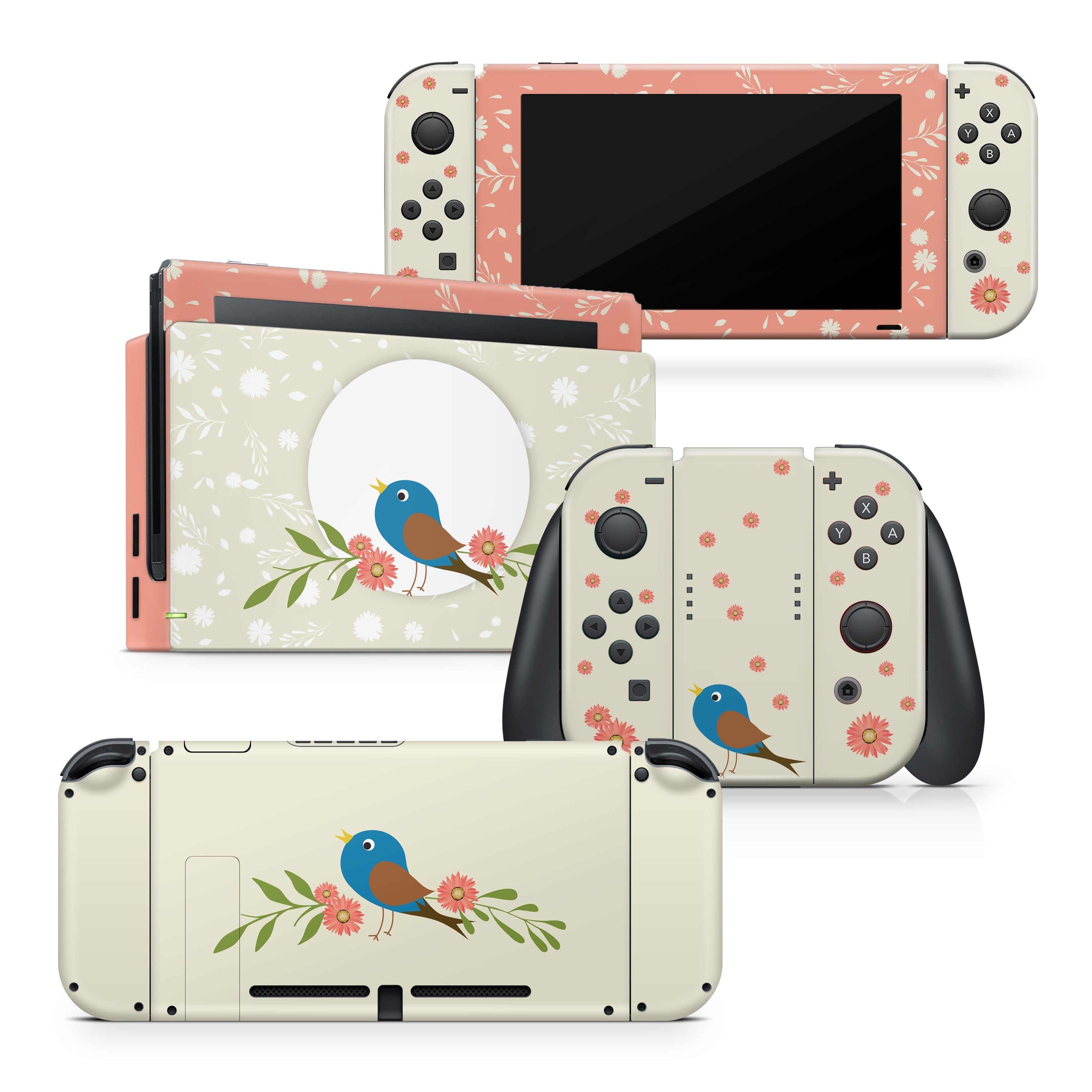 TACKY DESIGN Bird Nintendo Switch Skin Wrap | 3M Vinyl Full Cover - Tackydesign