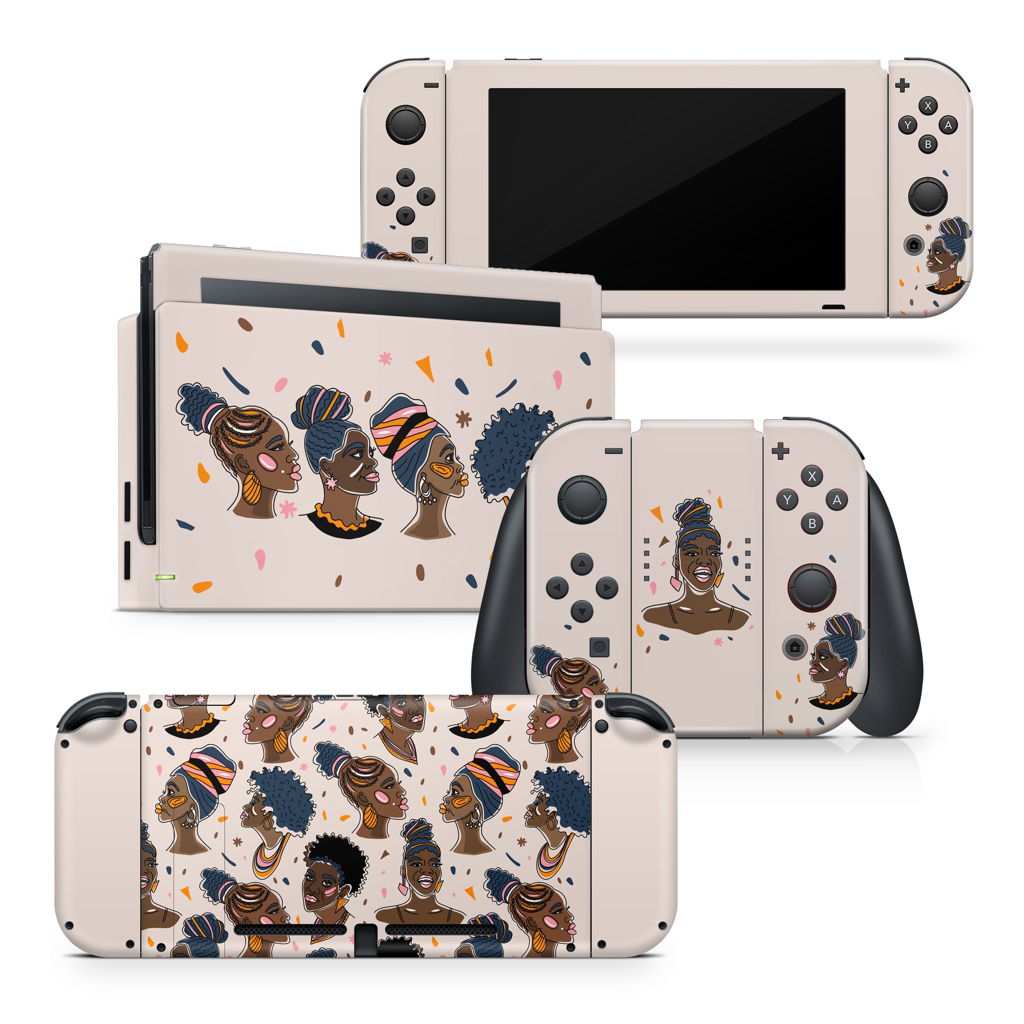 TACKY DESIGN Black Lives Matter Nintendo Switch Skin Wrap | Kawaii 3M Vinyl Full Cover Sticker - Tackydesign
