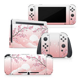 TACKY DESIGN Cherries Blossoms Nintendo Switch Skin Wrap | Pink Floral 3M Vinyl Full Cover - Tackydesign