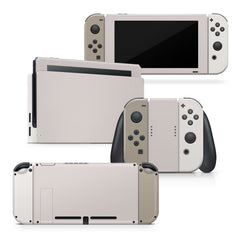 TACKY DESIGN Colorwave Nintendo Switch Skin Wrap | Gray Color Blocking 3M Vinyl Full Cover Decal Stickers - Tackydesign