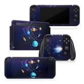 TACKY DESIGN Galaxy Nintendo Switch Skin Wrap | Purple Kawaii 3M Vinyl Full Cover Decal Stickers - Tackydesign