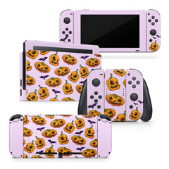 TACKY DESIGN Halloween Nintendo Switch Skin Wrap | Skull 3M Vinyl Full Cover Decal Stickers - Tackydesign