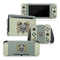 TACKY DESIGN Halloween Nintendo Switch Skin Wrap | Skulls 3M Vinyl Full Cover Decal Stickers - Tackydesign