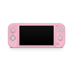 TACKY DESIGN Nintendo Switch Lite Skin Wrap | Baby Pastel Pink Solid Color 3M Vinyl Full Cover - Tackydesign