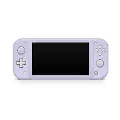 TACKY DESIGN Nintendo Switch Lite Skin Wrap | Blue Pastel Lilac Solid Color 3M Vinyl Full Cover - Tackydesign