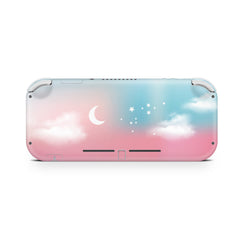 TACKY DESIGN Nintendo Switch Lite Skin Wrap | Clouds Pastel Starry Sky 3M Vinyl Full Cover - Tackydesign