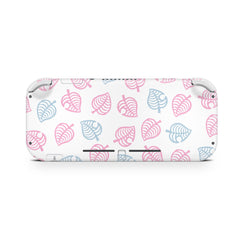 TACKY DESIGN Nintendo Switch Lite Skin Wrap | Leaves Pastel Pink 3M Vinyl Full Cover - Tackydesign