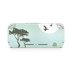 TACKY DESIGN Nintendo Switch Lite Skin Wrap | Pastel Blue Jungle 3M Vinyl Full Cover - Tackydesign