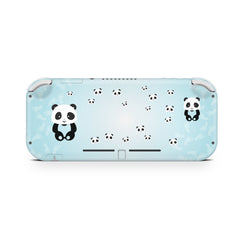 TACKY DESIGN Nintendo Switch Lite Skin Wrap | Pastel Panda Blue 3M Vinyl Full Cover - Tackydesign