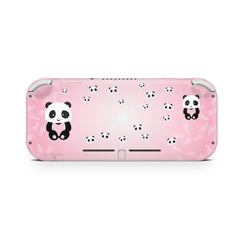 TACKY DESIGN Nintendo Switch Lite Skin Wrap | Pastel Pink Panda 3M Vinyl Full Cover - Tackydesign