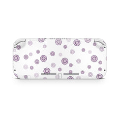 TACKY DESIGN Nintendo Switch Lite Skin Wrap | Pastel Purple Flower 3M Vinyl Full Cover - Tackydesign