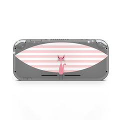 TACKY DESIGN Nintendo Switch Lite Skin Wrap | Pink Cat 3M Vinyl Full Cover - Tackydesign