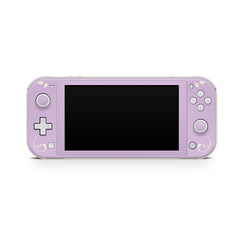 TACKY DESIGN Nintendo Switch Lite Skin Wrap | Purple Flowers 3M Vinyl Full Cover - Tackydesign