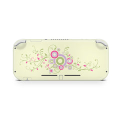 TACKY DESIGN Nintendo Switch Lite Skin Wrap | Purple Flowers 3M Vinyl Full Cover - Tackydesign