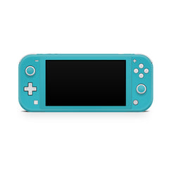 TACKY DESIGN Nintendo Switch Lite Skin Wrap | Turquoise Solid Color 3M Vinyl Full Cover - Tackydesign