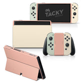 TACKY DESIGN Retro Nintendo Switch OLED Skin Wrap | Pastel Colorwave Color Blocking 3M Vinyl Full Cover - Tackydesign