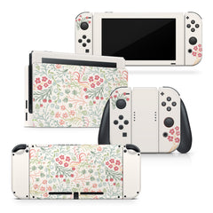 TACKY DESIGN Sakura Cherry Blossom Nintendo Switch Skin Wrap | Floral 3M Vinyl Cover - Tackydesign