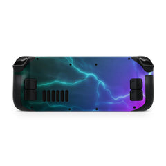 Thunder Crack Steam Deck skin, Blue Color Lightning Skin Kawaii Steam Deck Decal Full Wrap cover Vinyl 3m Sticker - Tackydesign