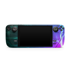 Thunder Crack Steam Deck skin, Blue Color Lightning Skin Kawaii Steam Deck Decal Full Wrap cover Vinyl 3m Sticker - Tackydesign