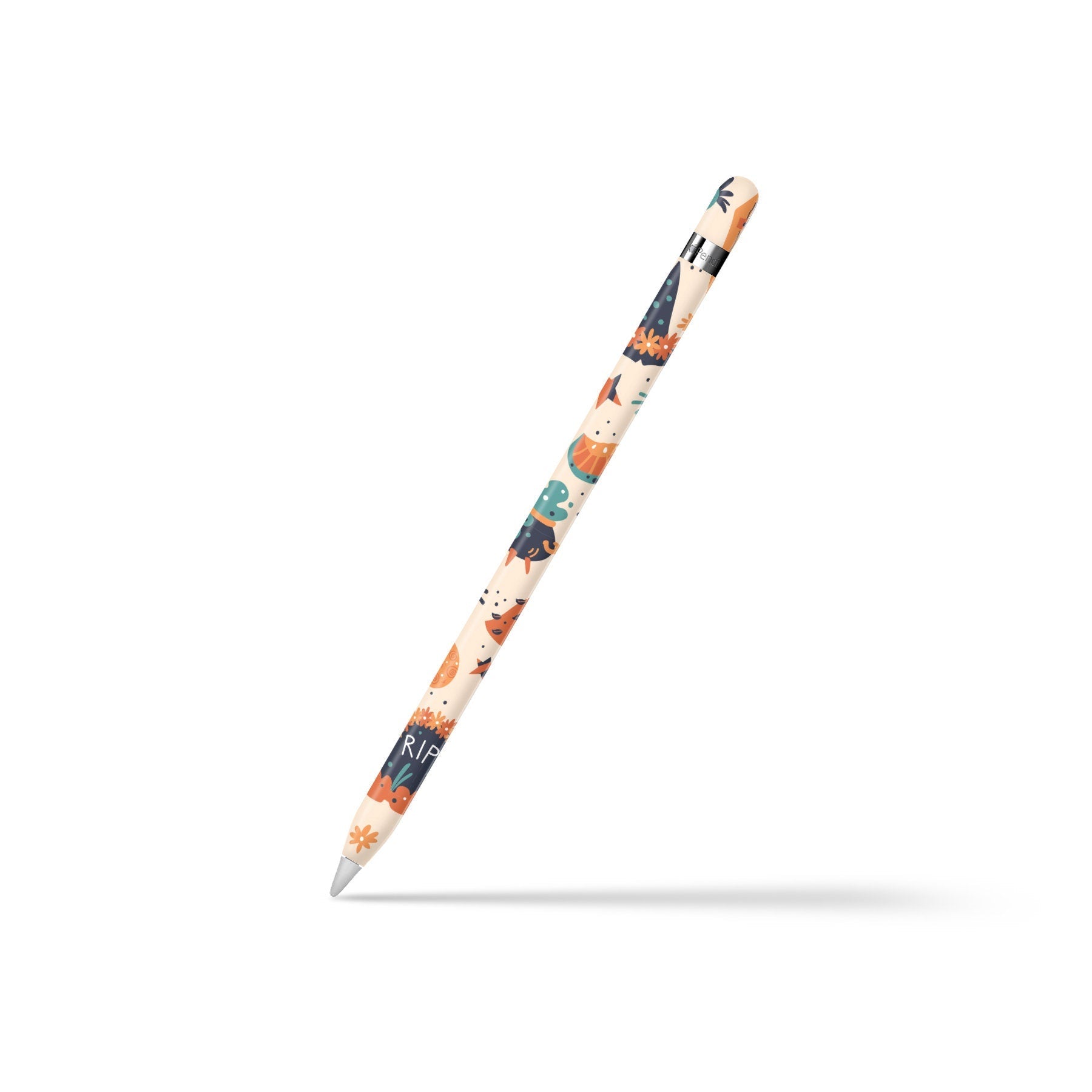 Apple Pencil skin Halloween, Spooky Pumpkin Stickers Available for Gen 1 And Gen 2, High - Quality 3M Vinyl full wrap - Tackydesign