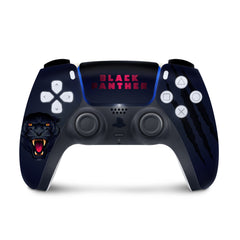 Black Panther Ps5 skin, Playstation 5 controller skin, Vinyl 3m stickers Full wrap cover - Tackydesign