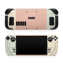 Classic Solid Color Steam Deck skin, Orange Color Blocking Steam Deck Decal Kawaii Full Wrap cover Vinyl 3m Sticker - Tackydesign