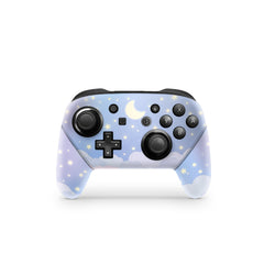 Clouds Nintendo Switch Pro Controller Skin, Blue pastel pro controller Full cover 3m - Tackydesign