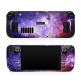 Cute Galaxy Steam Deck skin, Purple Color Kawaii Steam Deck Decal Full Wrap cover Vinyl 3m Sticker - Tackydesign