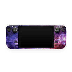 Cute Galaxy Steam Deck skin, Purple Color Kawaii Steam Deck Decal Full Wrap cover Vinyl 3m Sticker - Tackydesign