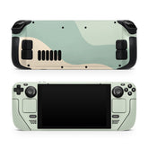 Cute Green Steam Deck skin ,Kawaii Classic Solid Color Steam Deck Decal Full Wrap cover Vinyl 3m Sticker - Tackydesign