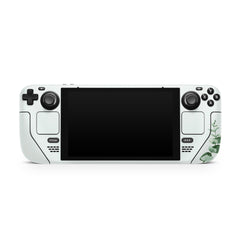 Cute Leaves Steam Deck skin, Kawaii Green color steam deck Decal Full Wrap cover Vinyl 3m Sticker - Tackydesign