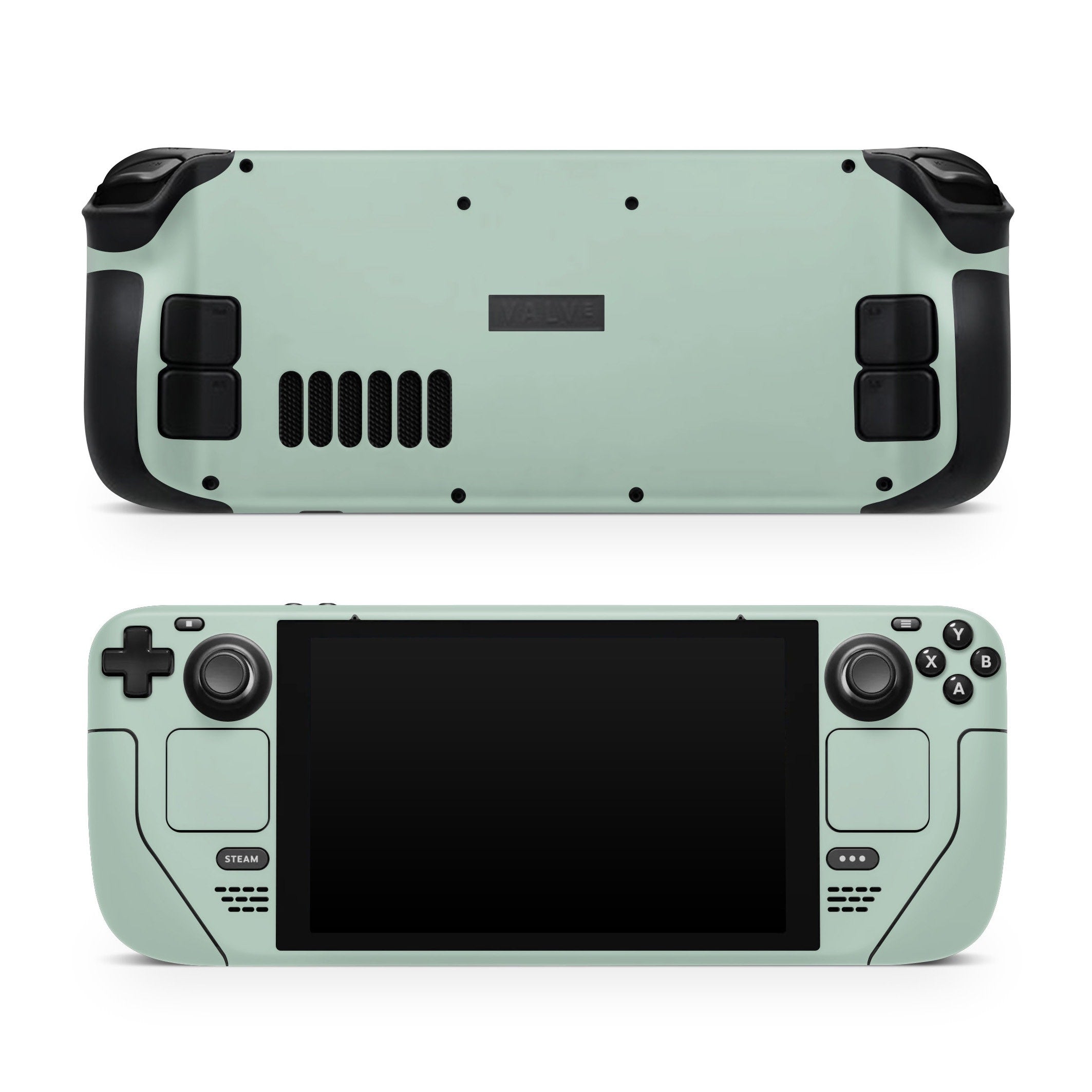 Cute Mint Green Steam Deck skin ,Kawaii Classic solid color steam deck Decal Full Wrap cover Vinyl 3m Sticker - Tackydesign