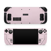 Cute Pink steam deck skin ,Kawaii solid color steam deck Decal Full Wrap cover Vinyl 3m Sticker - Tackydesign