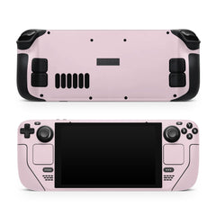Cute Pink steam deck skin ,Kawaii solid color steam deck Decal Full Wrap cover Vinyl 3m Sticker - Tackydesign
