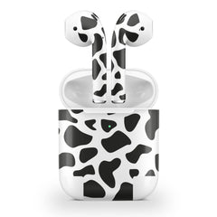 Dalmatian Apple Airpod Skins, Leopard Airpods Sticker for airpods 1 & 2 Vinyl 3m, Airpods skin earbuds, Airpods Protective Full wrap Cover - Tackydesign