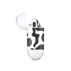 Dalmatian Apple Airpod Skins, Leopard Airpods Sticker for airpods 1 & 2 Vinyl 3m, Airpods skin earbuds, Airpods Protective Full wrap Cover - Tackydesign