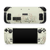 Japanese Sakura Steam Deck skin, Zodiac Cherry Blossom Steam Deck Kawaii Beige Color Decal Full Wrap cover Vinyl 3m Sticker - Tackydesign