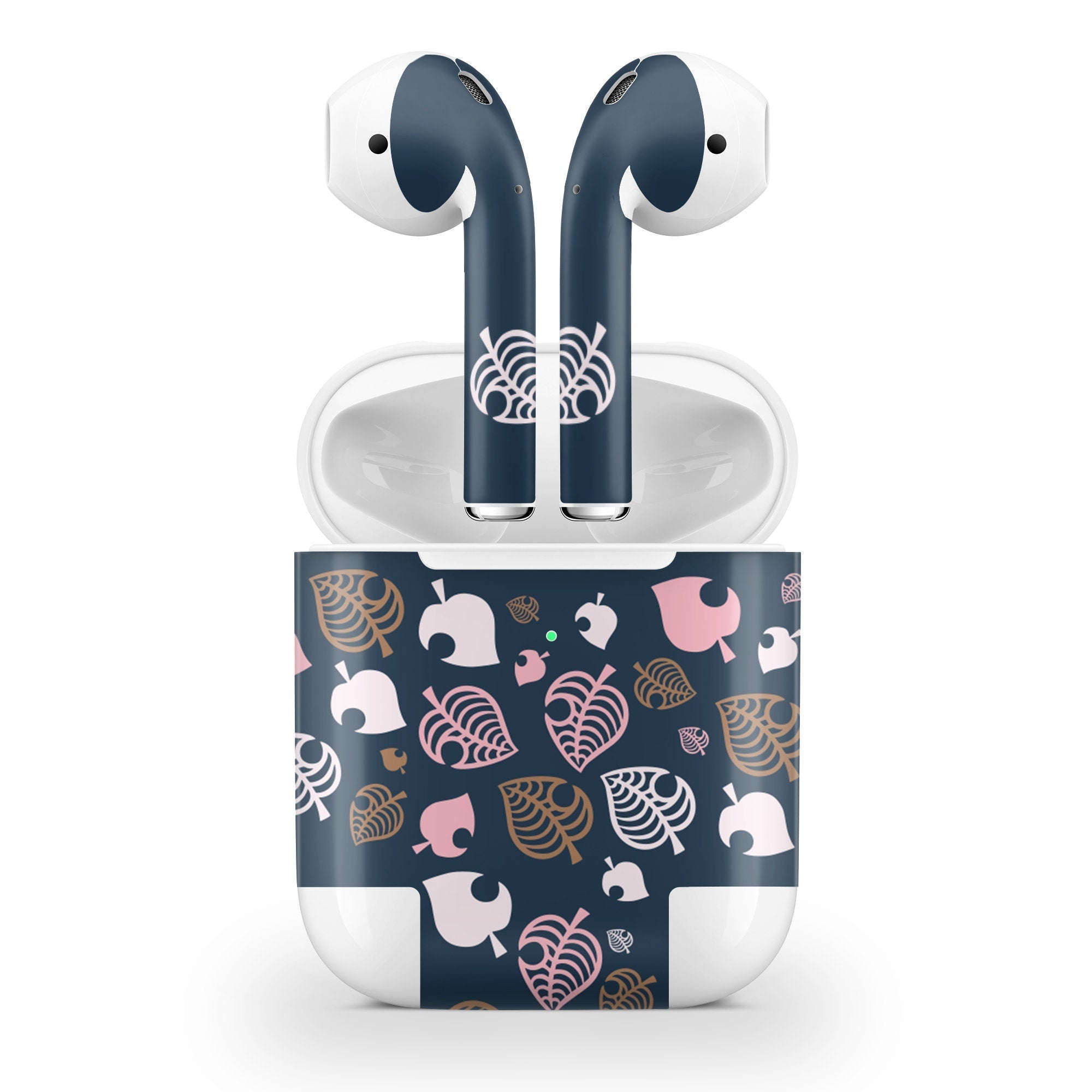 Leaves Apple Airpod Skins, Leaf Airpods Sticker for airpods 1 & 2 Vinyl 3m, Airpods skin earbuds, Airpods Protective Full wrap Cover - Tackydesign