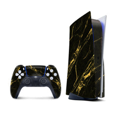Marble Ps5 skin, Playstation 5 skin controller, Vinyl 3m stickers Full wrap cover - Tackydesign