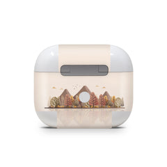 Mountains Apple Airpod Skins, Beige Airpods Sticker for Airpods 3 skin Vinyl 3m, Airpods skin earbuds, Airpods Protective Full wrap Cover - Tackydesign