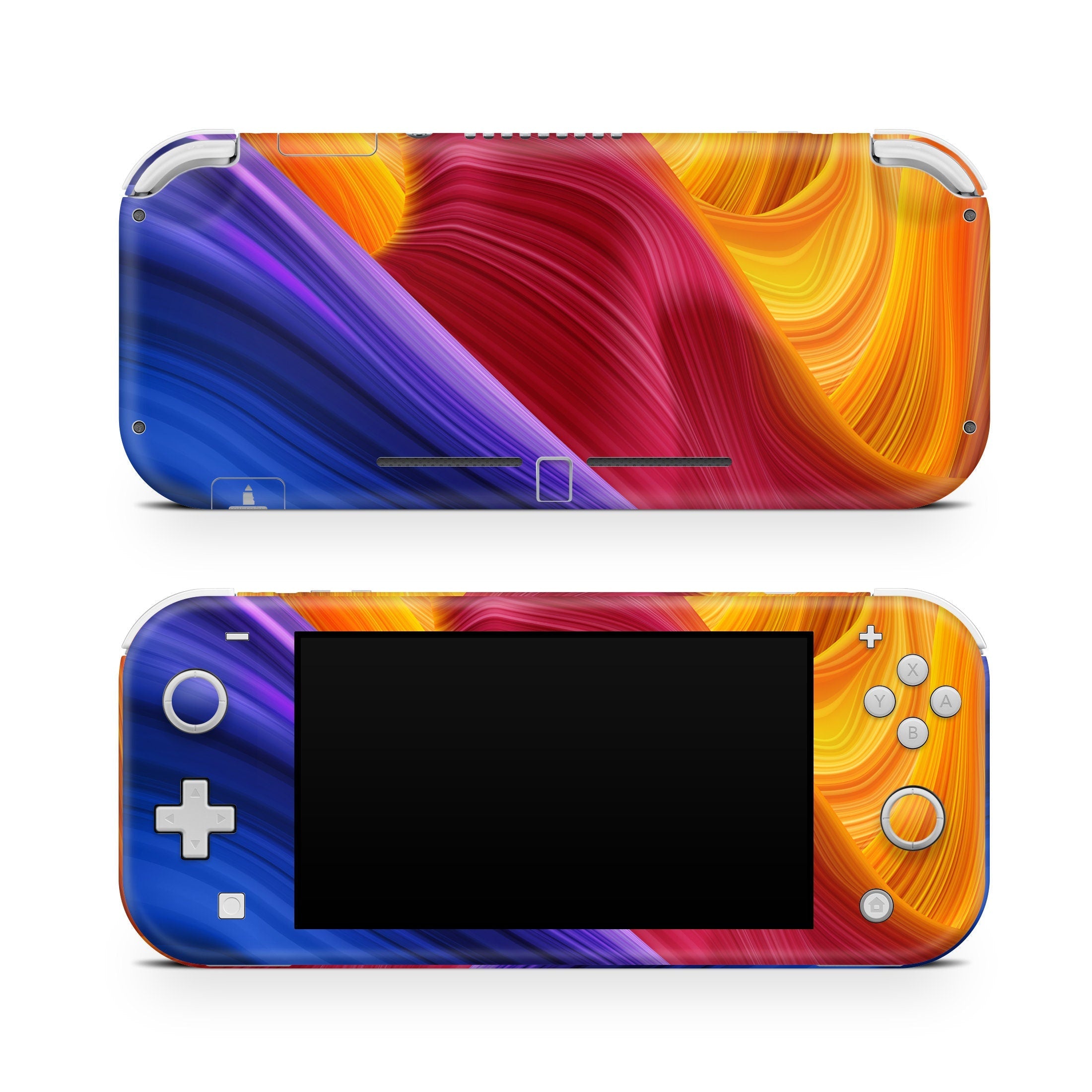 Nintendo switch Lite skin Abstract, switch lite skin Cute Colorful , Kawaii Switch lite sticker Full cover 3m - Tackydesign